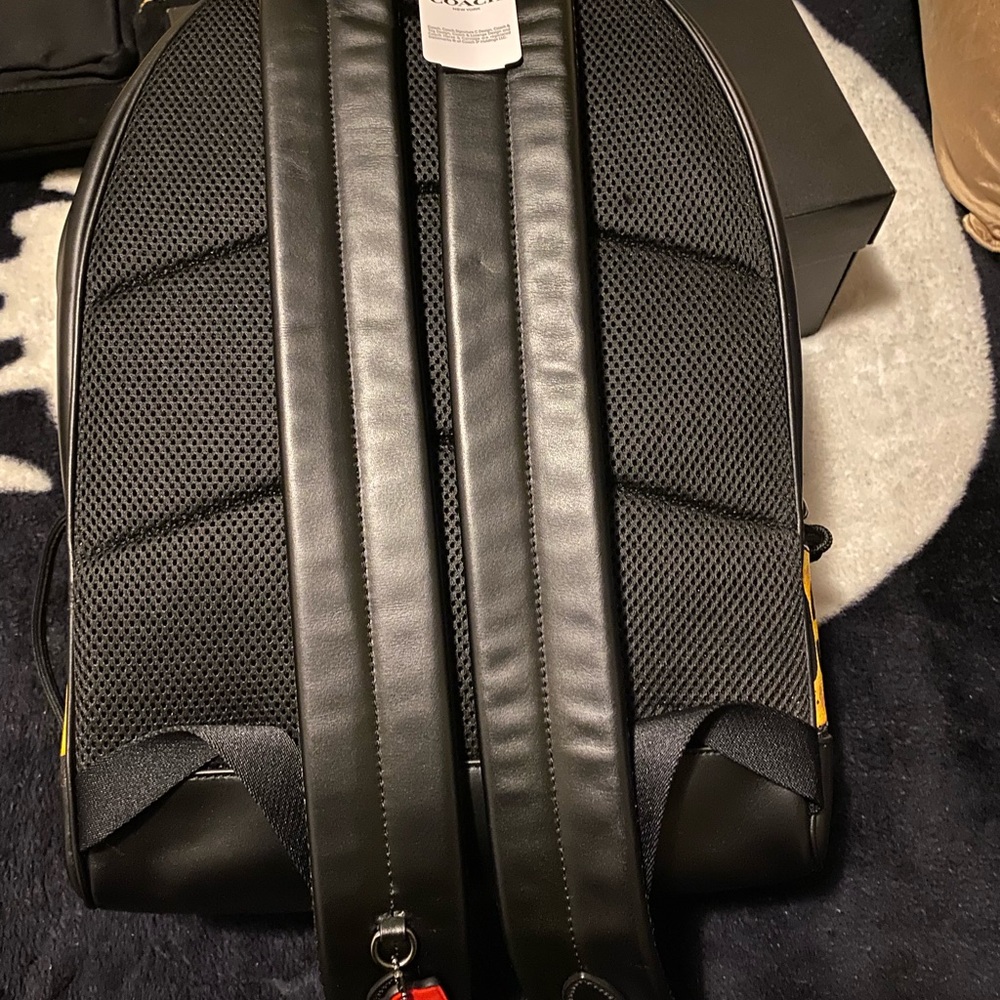 Coach Yellow Caution Bag NWT (or get the set) Hard to Find - Picture 4 of 10
